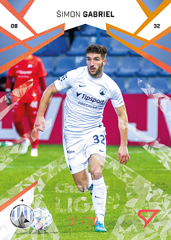 Simon Gabriel Liberec SportZoo Chance Liga 2024/25 2. serie Copper Diamond /70 #283