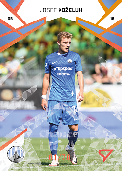 Josef Kozeluh Liberec SportZoo Chance Liga 2024/25 2. serie Copper Diamond /70 #284