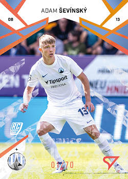 Adam Sevinsky Liberec SportZoo Chance Liga 2024/25 2. serie Copper Diamond /70 #288