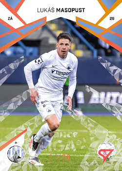 Lukas Masopust Liberec SportZoo Chance Liga 2024/25 2. serie Copper Diamond /70 #290