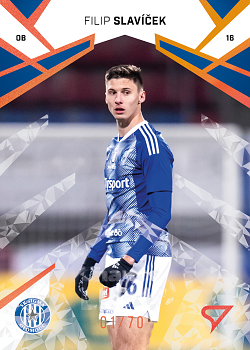 Filip Slavicek Olomouc SportZoo Chance Liga 2024/25 2. serie Copper Diamond /70 #295