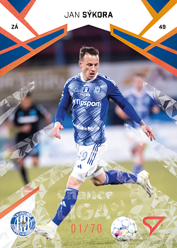 Jan Sykora Olomouc SportZoo Chance Liga 2024/25 2. serie Copper Diamond /70 #298