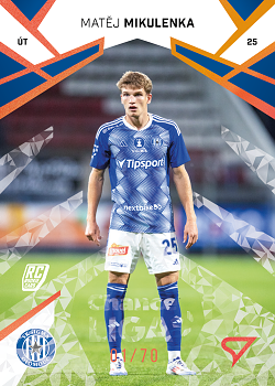 Matej Mikulenka Olomouc SportZoo Chance Liga 2024/25 2. serie Copper Diamond /70 #300