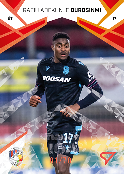 Rafiu Adekunle Durosinmi Viktoria Plzen SportZoo Chance Liga 2024/25 2. serie Copper Diamond /70 #230