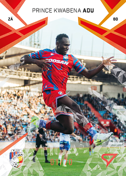 Prince Kwabena Adu Viktoria Plzen SportZoo Chance Liga 2024/25 2. serie Copper Diamond /70 #231