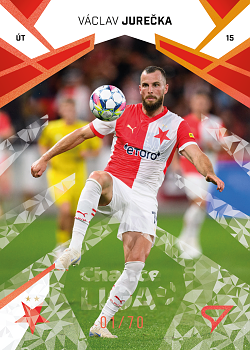 Vaclav Jurecka Slavia Praha SportZoo Chance Liga 2024/25 2. serie Copper Diamond /70 #219