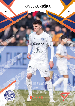 Pavel Juroska Slovacko SportZoo Chance Liga 2024/25 2. serie Copper Diamond /70 #255