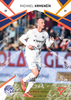 Michael Krmencik Slovacko SportZoo Chance Liga 2024/25 2. serie Copper Diamond /70 #260