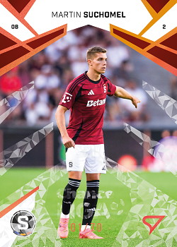 Martin Suchomel Sparta Praha SportZoo Chance Liga 2024/25 2. serie Copper Diamond /70 #196