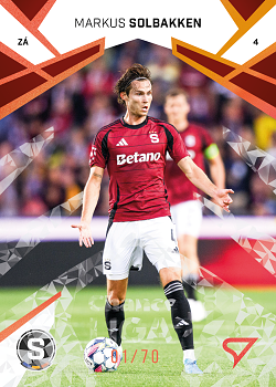 Markus Solbakken Sparta Praha SportZoo Chance Liga 2024/25 2. serie Copper Diamond /70 #204
