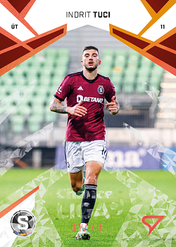 Indrit Tuci Sparta Praha SportZoo Chance Liga 2024/25 2. serie Copper Diamond /70 #207