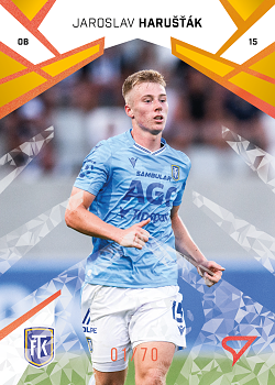 Jaroslav Harustak Teplice SportZoo Chance Liga 2024/25 2. serie Copper Diamond /70 #272