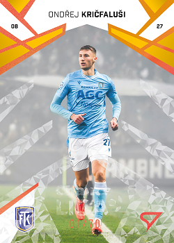 Ondrej Kricfalusi Teplice SportZoo Chance Liga 2024/25 2. serie Copper Diamond /70 #274