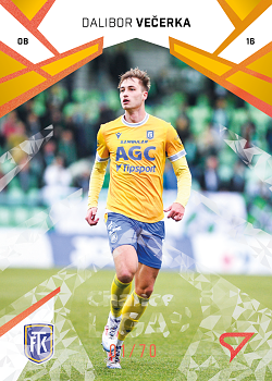 Dalibor Vecerka Teplice SportZoo Chance Liga 2024/25 2. serie Copper Diamond /70 #275