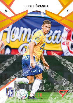 Josef Svanda Teplice SportZoo Chance Liga 2024/25 2. serie Copper Diamond /70 #277