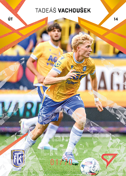 Tadeas Vachousek Teplice SportZoo Chance Liga 2024/25 2. serie Copper Diamond /70 #279