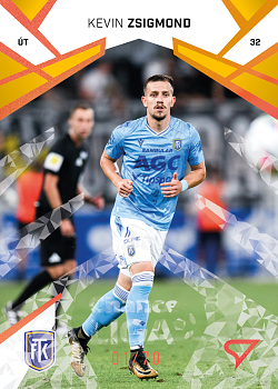 Kevin Zsigmond Teplice SportZoo Chance Liga 2024/25 2. serie Copper Diamond /70 #280