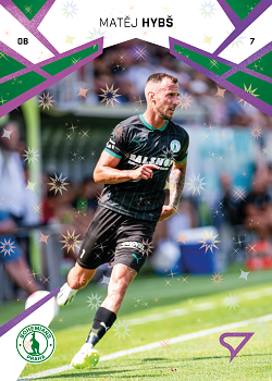 Matej Hybs Bohemians Praha SportZoo Chance Liga 2024/25 2. serie Cosmic Pink #325