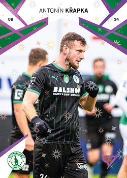 Antonin Krapka Bohemians Praha SportZoo Chance Liga 2024/25 2. serie Cosmic Pink #327