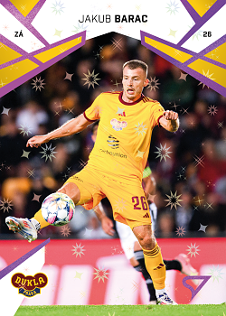 Jakub Barac Dukla Praha SportZoo Chance Liga 2024/25 2. serie Cosmic Pink #364