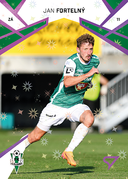 Jan Fortelny Jablonec SportZoo Chance Liga 2024/25 2. serie Cosmic Pink #304