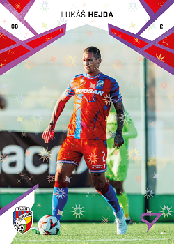 Lukas Hejda Viktoria Plzen SportZoo Chance Liga 2024/25 2. serie Cosmic Pink #224