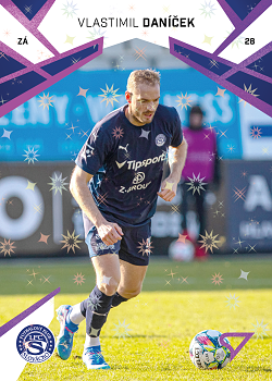 Vlastimil Danicek Slovacko SportZoo Chance Liga 2024/25 2. serie Cosmic Pink #254
