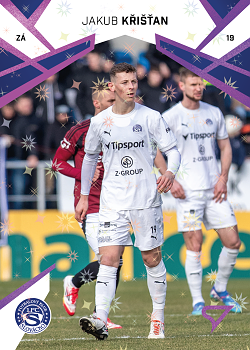Jakub Kristan Slovacko SportZoo Chance Liga 2024/25 2. serie Cosmic Pink #256