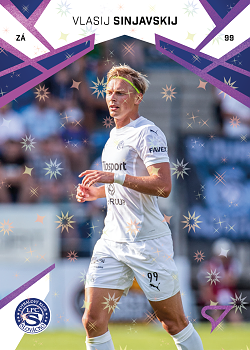 Vlasij Sinjavskij Slovacko SportZoo Chance Liga 2024/25 2. serie Cosmic Pink #257