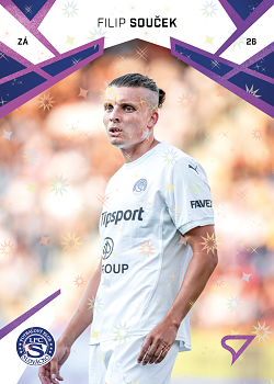 Filip Soucek Slovacko SportZoo Chance Liga 2024/25 2. serie Cosmic Pink #258