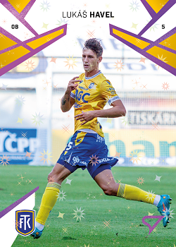 Lukas Havel Teplice SportZoo Chance Liga 2024/25 2. serie Cosmic Pink #273