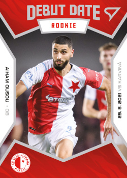 Aiham Ousou Slavia Praha SportZoo FORTUNA:LIGA 2021/22 2. serie Debut Date Rookie #DR18