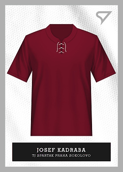Josef Kadraba Sparta Praha Dekady Fotbalove Ligy 2023 SportZoo Takovy dres oblekal #J-004