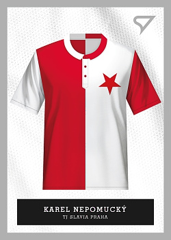 Karel Nepomucky Slavia Praha Dekady Fotbalove Ligy 2023 SportZoo Takovy dres oblekal #J-008