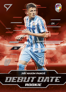 Jiri Maxim Panos Viktoria Plzen SportZoo Chance Liga 2024/25 2. serie Debut Date Rookie #DD-1