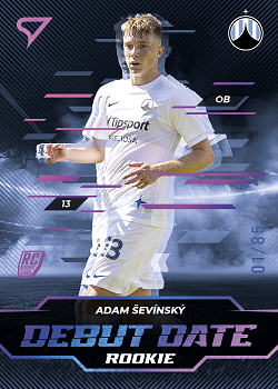 Adam Sevinsky Liberec SportZoo Chance Liga 2024/25 2. serie Debut Date Rookie /85 #DD-4