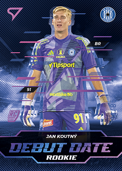 Jan Koutny Olomouc SportZoo Chance Liga 2024/25 2. serie Debut Date Rookie /85 #DD-5