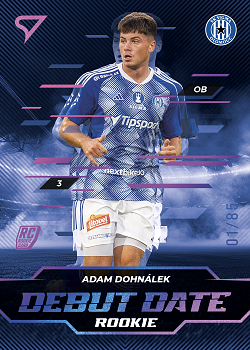 Adam Dohnalek Olomouc SportZoo Chance Liga 2024/25 2. serie Debut Date Rookie /85 #DD-6