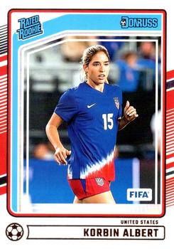 Korbin Albert USA Panini Donruss Soccer 2024/25 Rated Rookies #187