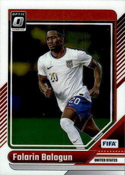 Folarin Balogun USA Panini Donruss Soccer 2024/25 Optic #4