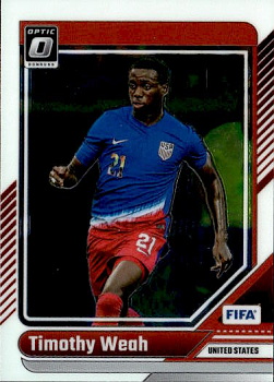 Timothy Weah USA Panini Donruss Soccer 2024/25 Optic #7