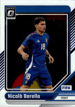 Nicolo Barella Italy Panini Donruss Soccer 2024/25 Optic #18