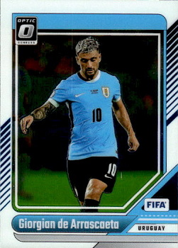 Giorgian de Arrascaeta Uruguay Panini Donruss Soccer 2024/25 Optic #34