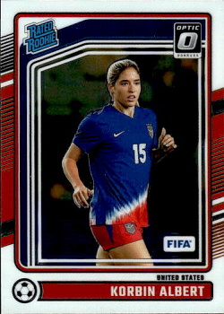 Korbin Albert USA Panini Donruss Soccer 2024/25 Optic #187
