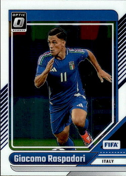 Giacomo Raspadori Italy Panini Donruss Soccer 2024/25 Optic #20