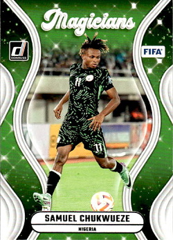 Samuel Chukwueze Nigeria Panini Donruss Soccer 2024/25 Magicians Silver #MG17