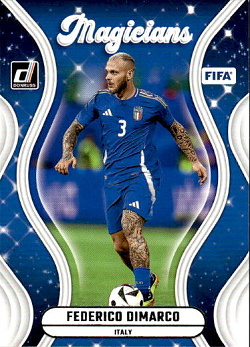 Federico Dimarco Italy Panini Donruss Soccer 2024/25 Magicians Silver #MG18