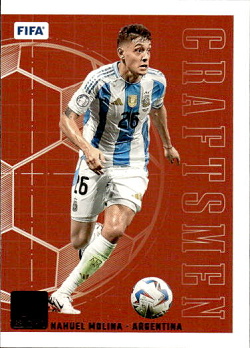 Nahuel Molina Argentina Panini Donruss Soccer 2024/25 Craftsmen #CR18