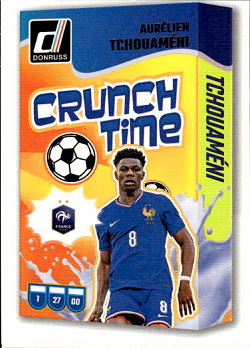 Aurelien Tchouameni France Panini Donruss Soccer 2024/25 Crunch Time #CT18
