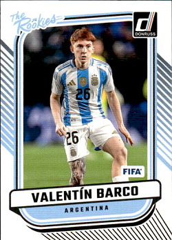 Valentin Barco Argentina Panini Donruss Soccer 2024/25 The Rookies #TR17